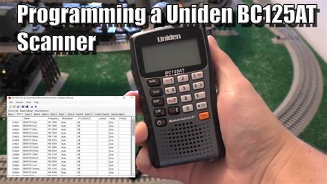 UNIDEN SCANNER BC125AT. . Uniden bc125at programming software